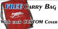 Get a free bag with every custom cover.